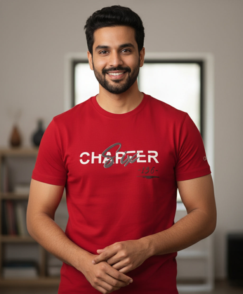 Chapter 6 Printed Red T-Shirt Premium Cotton (220 GSM)