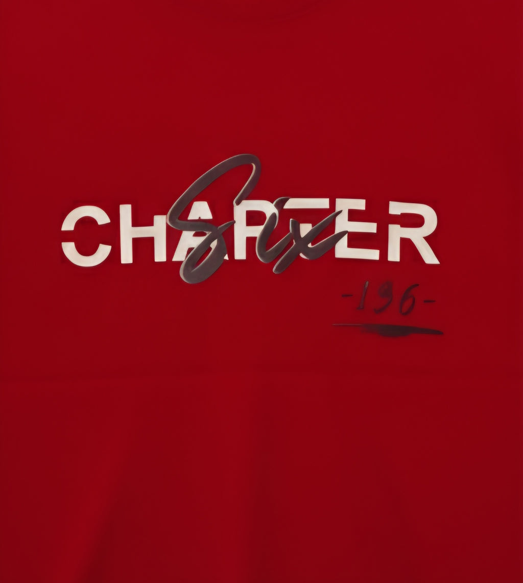 Chapter 6 Printed Red T-Shirt Premium Cotton (220 GSM)