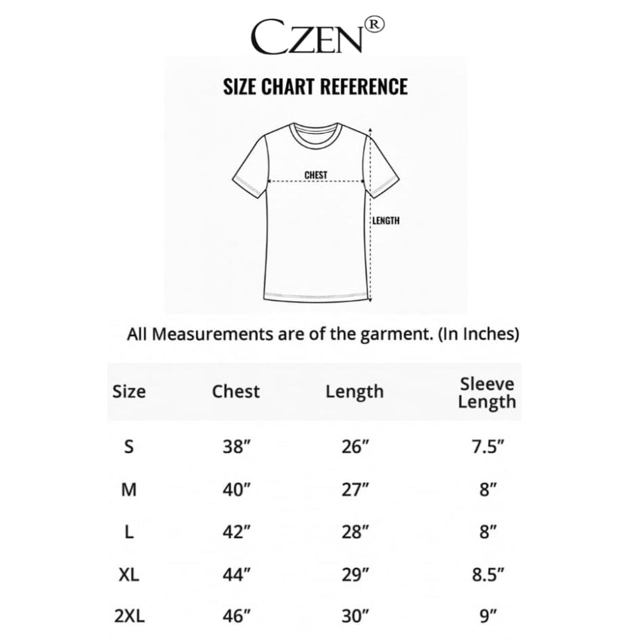 Chaser Printed Navy Men's T-Shirt - Premium Cotton (220 GSM)